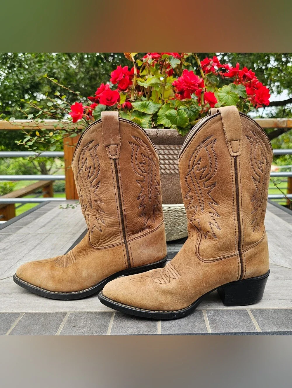 Old West Jama Corp Youth Cowboy Boots